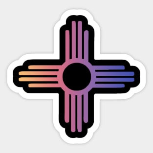 New Mexico Zia Symbol Sticker